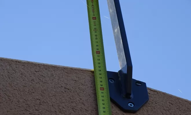 Non conformité du plénum des pieds des gardes corps 